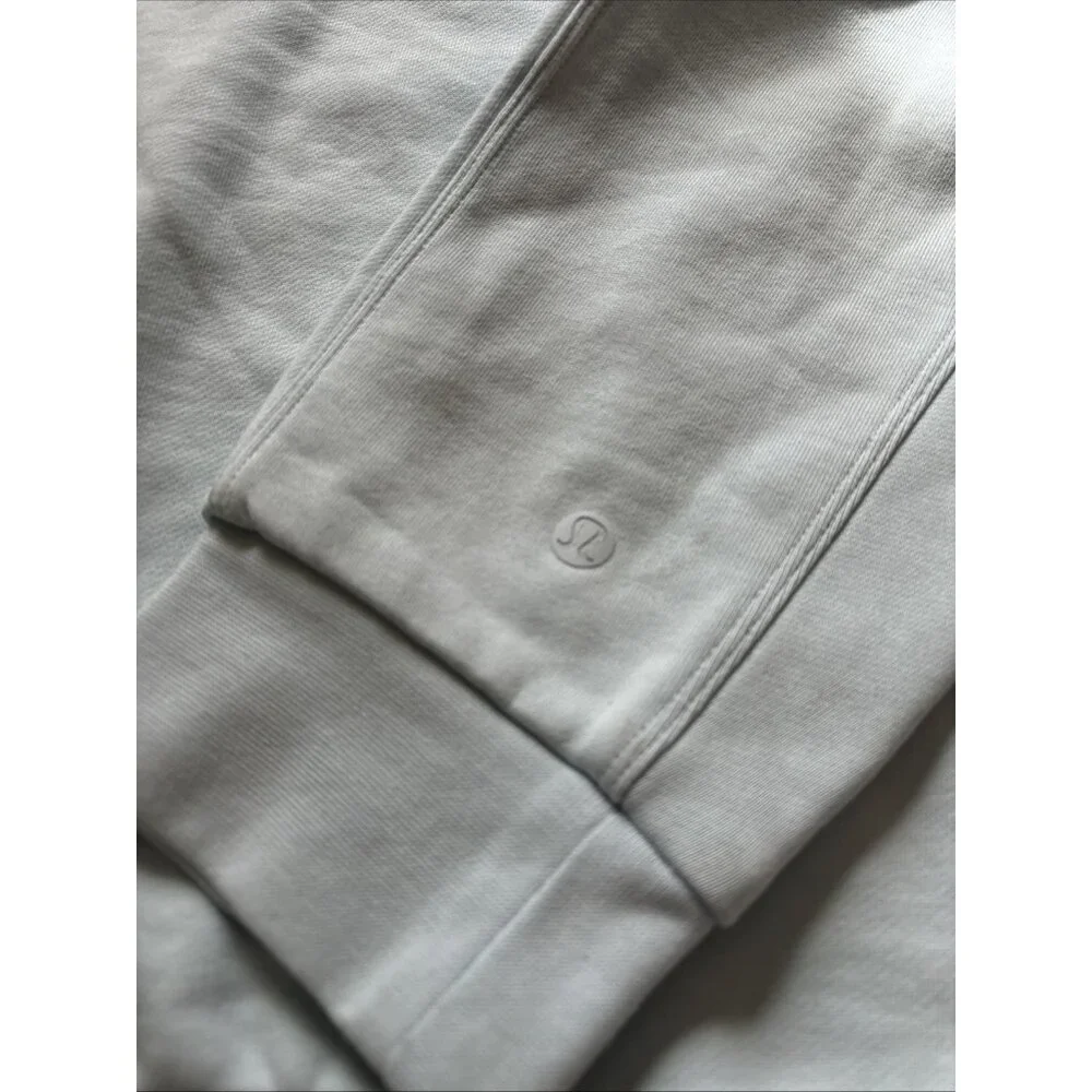 Lululemon Light Blue Quartzip Sweatshirt With Log Southern Dunes Size XL - Picture 5 of 7